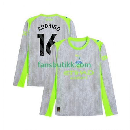 Fotballdrakt Manchester City Rodrigo Hernandez 16 Tredjetrøye 2025-2026 Langermet